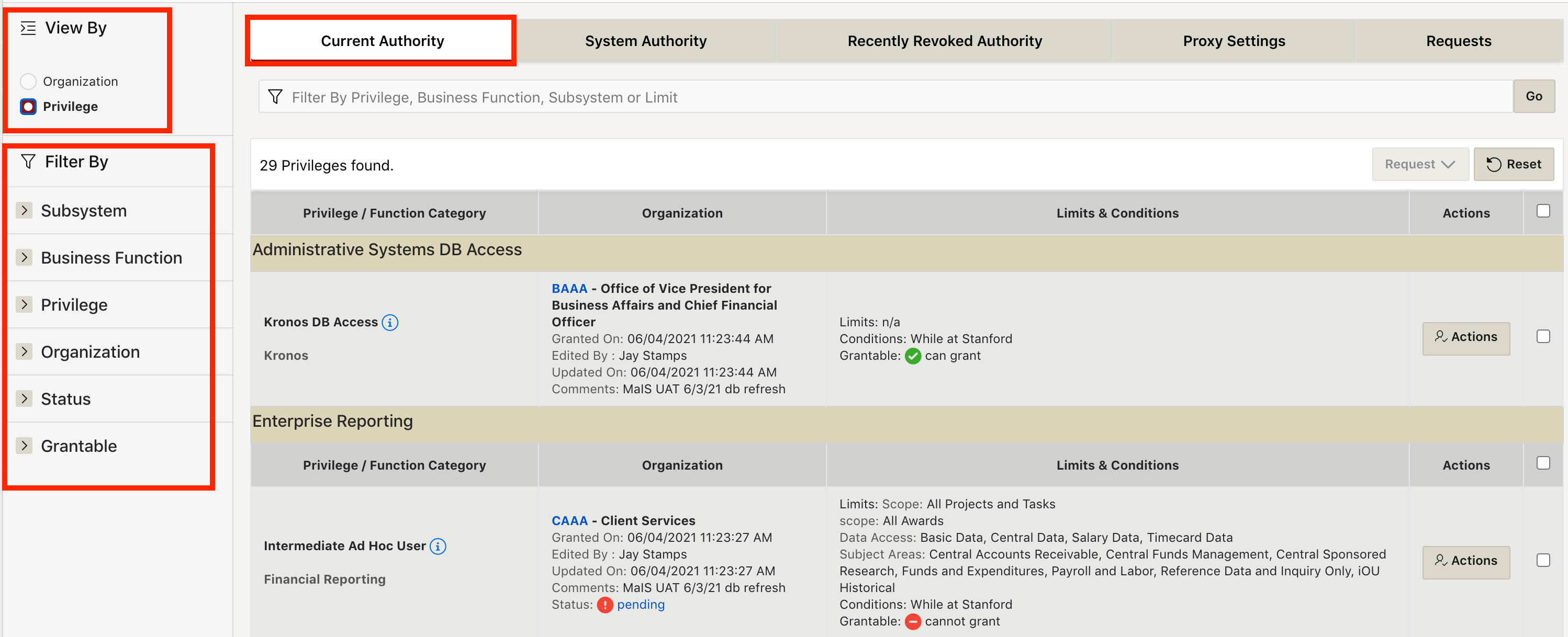 What's New in Authority Manager | University IT